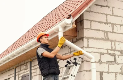 Pose et remplacement de gouttières à Haut Valromey